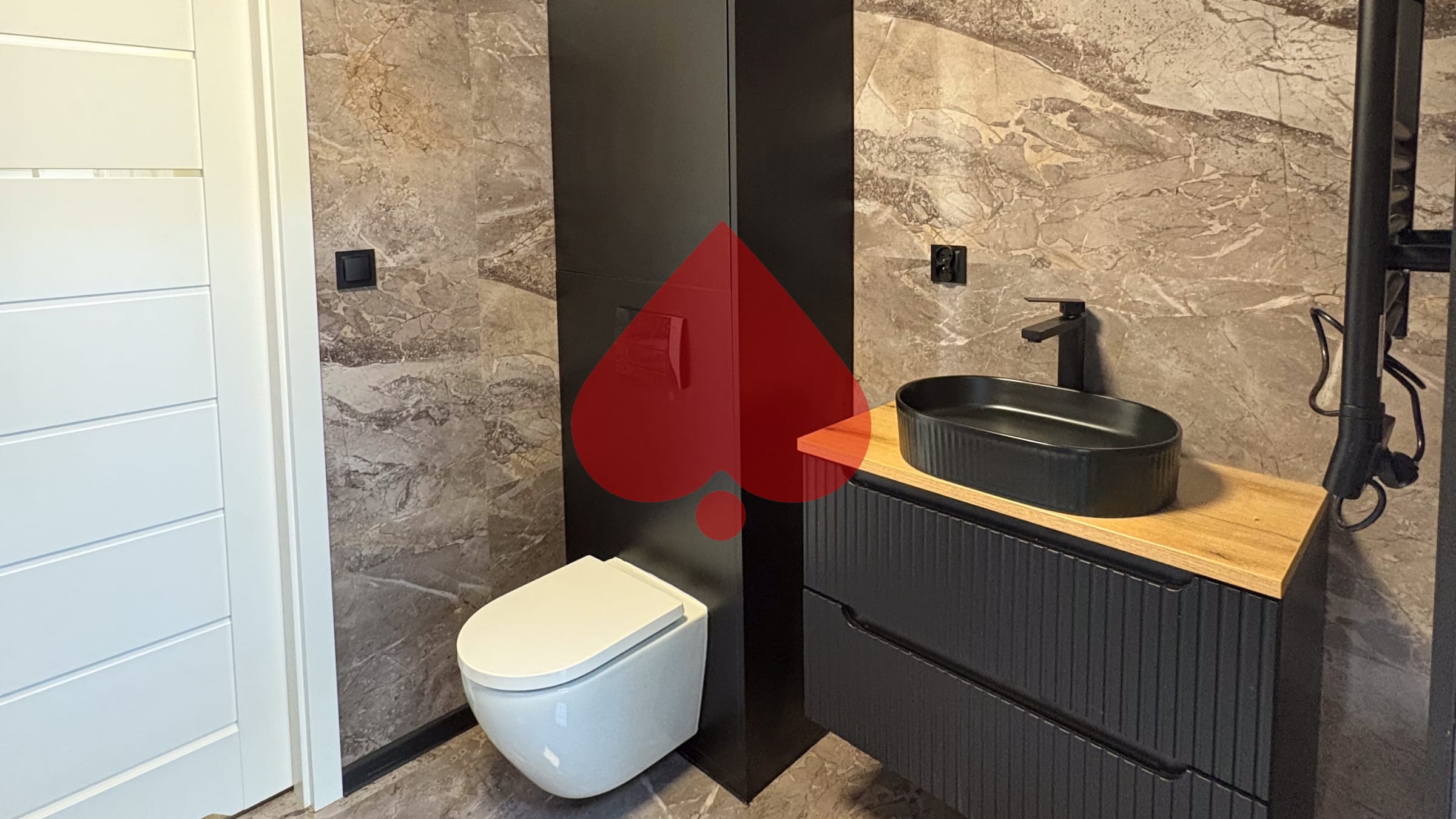 Kontener biurowy z WC dla pracowników